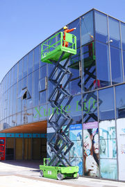 Material Handling Self Propelled Scissor Lift Hydraulic Motor Drive Max 450kg