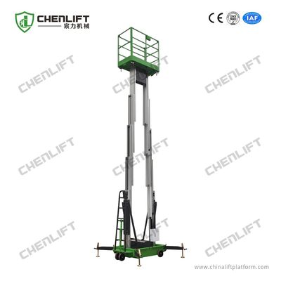 Rigid 12m Height Hydraulic Lift Platform With Motorized Pulling Device
