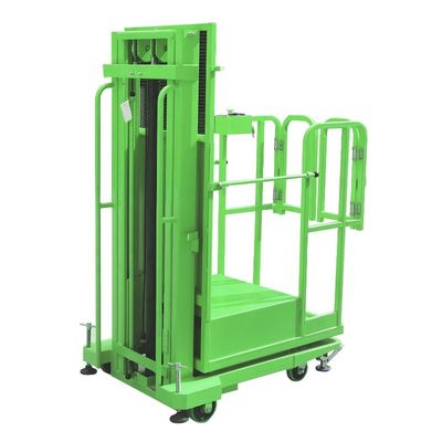 10FT Semi Electric Order Picker Warehouse Lifting Equipment High Efficiency