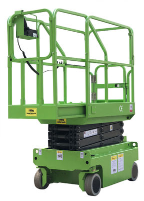 MX390S Mobile Scissor Lift Platform Hydraulic Turning Wheels Type With CE