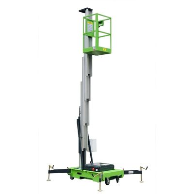 9 Meters Mobile Single Mast Aerial Work Platform ,  Electric Vertical Lift