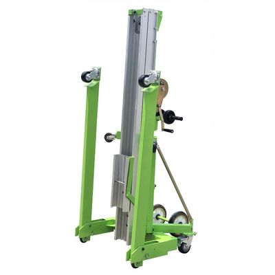 Portable Material Lift with manual winch