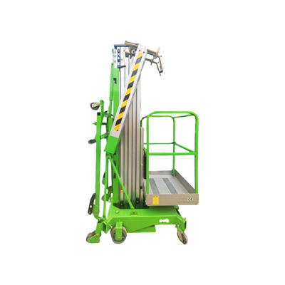 6m Lifting Height Mobile Aerial Work Platform Lift With Aluminum Profile