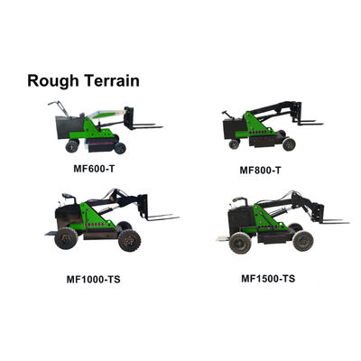 Rough Terrain Handling Machine Portable Fork Lifts 1 Ton Lifting Solution