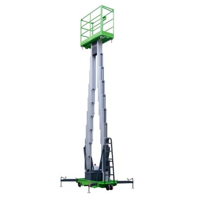 Double Mast Mobile Vertical Lifting Platform Aerial Work Platform