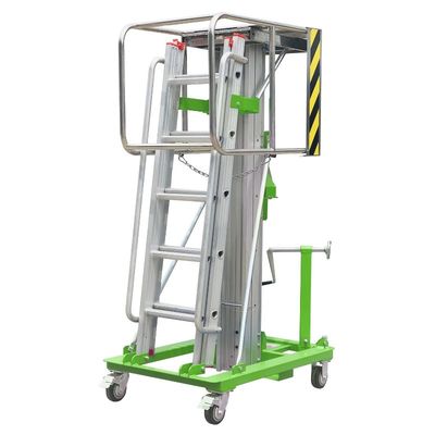 Manual Winch Elevating Lift Elevating Work Platform