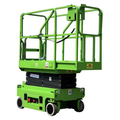 Mini Self-propelled Scissor Lift 3 Meters For Aerial Work With Hydraulic Turning Wheel