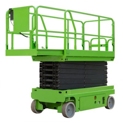 10m Hydraulic Lift Platform Electric Self Propelled Scissor Lift with Extension Platform 450Kg Loading