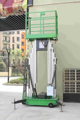 Double Mast Towing Hydraulic Lift Platform 10 Meters