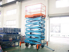 8m Height Small Scissor Lift Platform , 500Kg Mobile Scissor Lift