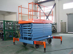 9 Meters Hydraulic Mobile Scissor Lift with 500Kg Loading Capacity