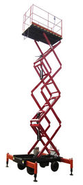 Suite For Theatre Mobile Scissor Lift with Multi Forks 10m Lifting Height