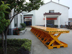 1.2m Industrial Stationary Scissor Lift Hydraulic Lifting Platform 3000Kg Loading Capacity for Work Shop