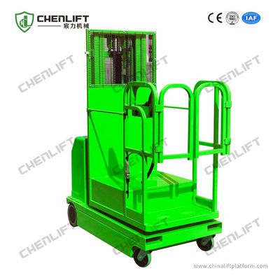 Durable 300kg Electric Order Picker , Warehouse Picker Machine 4.12m Height
