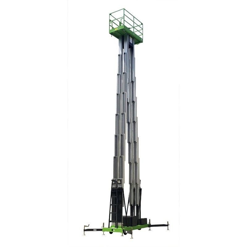 20m Lifting Table Aluminum Aerial Platform Multi Mast 150Kg Loading Capacity Steady Performance